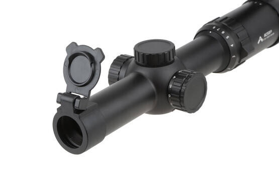 The Primary Arms 1-8x24 sfp scope is powered by a CR2032 V3 battery